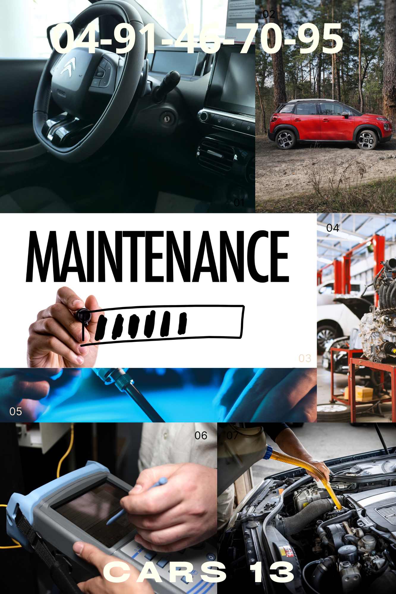 Entretien moteur HDi sur Citroën C4 Picasso au garage Cars 13 à Marseille 13015